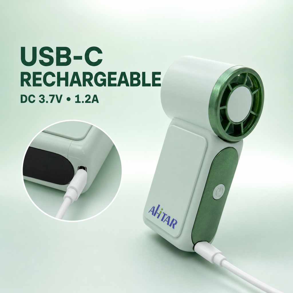 AHTAR Handheld Portable Turbo Fan