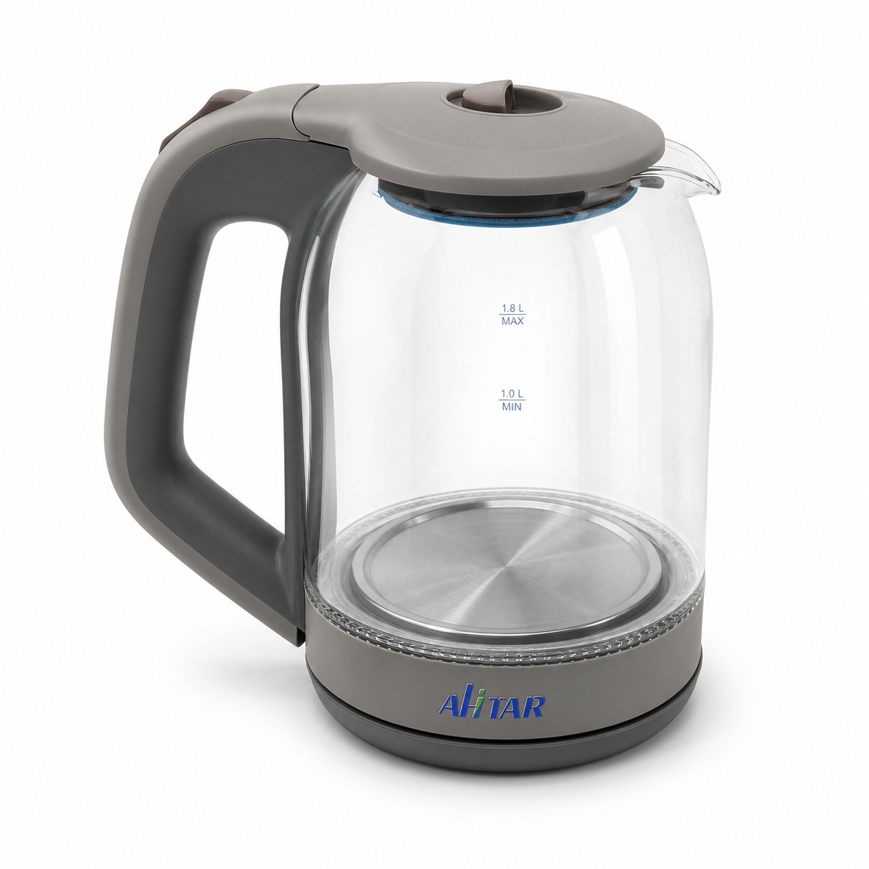 AHTAR 1.7L Glass Electric Kettle – 1500W, Auto Shut-Off